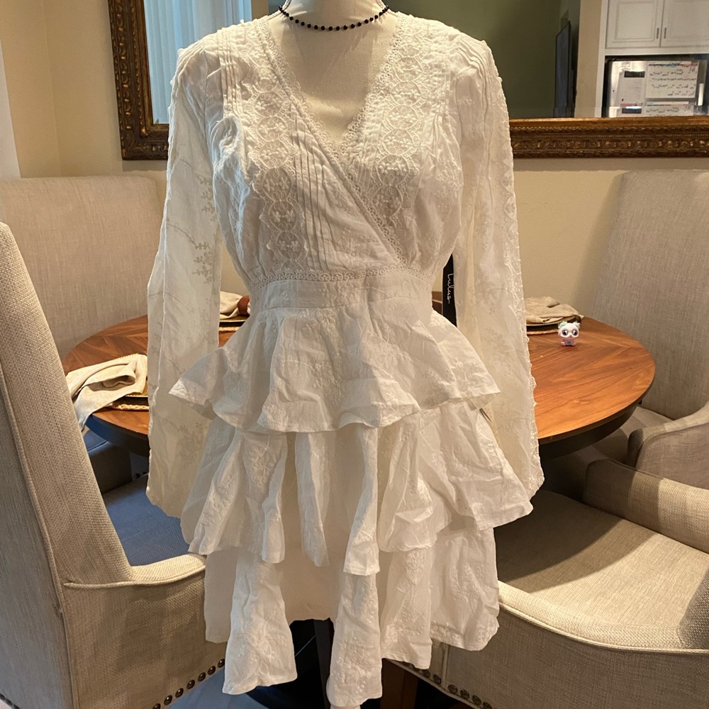 Lulus White Midi Dress